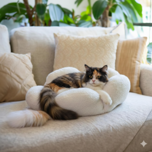 Coziest Cat Cave Bed for Shy or Cold Cats